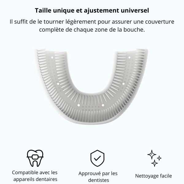 SmartBrush - Brosse à Dent en U pour Adultes