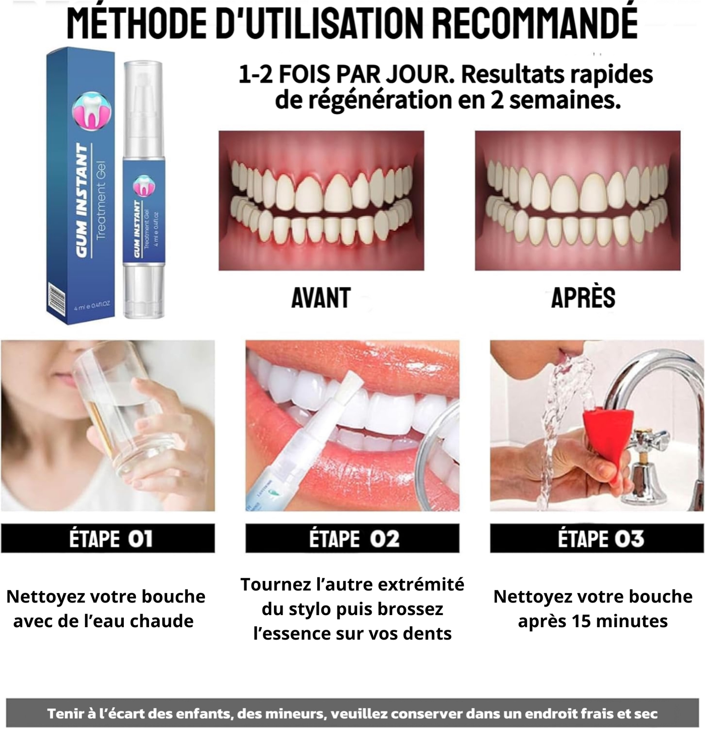 Oraluxe - Le 2-en-1 qui protège vos gencives et illumine votre sourire