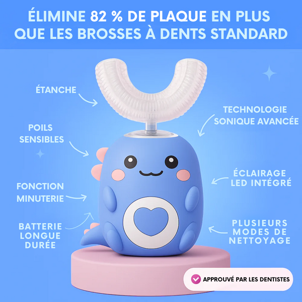 SmartBrush Kids - Brosse à Dent en U pour Enfants
