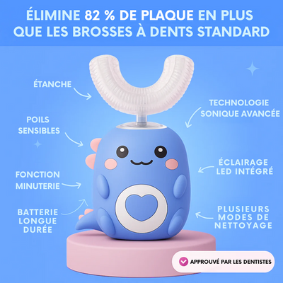 SmartBrush Kids - Brosse à Dent en U pour Enfants