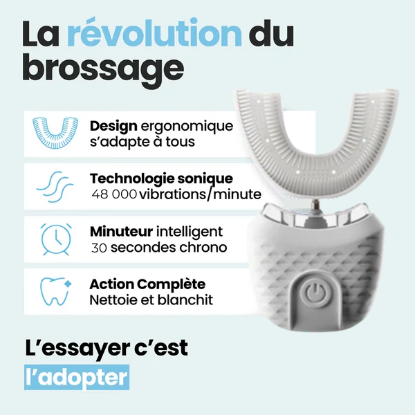 SmartBrush - Brosse à Dent en U pour Adultes